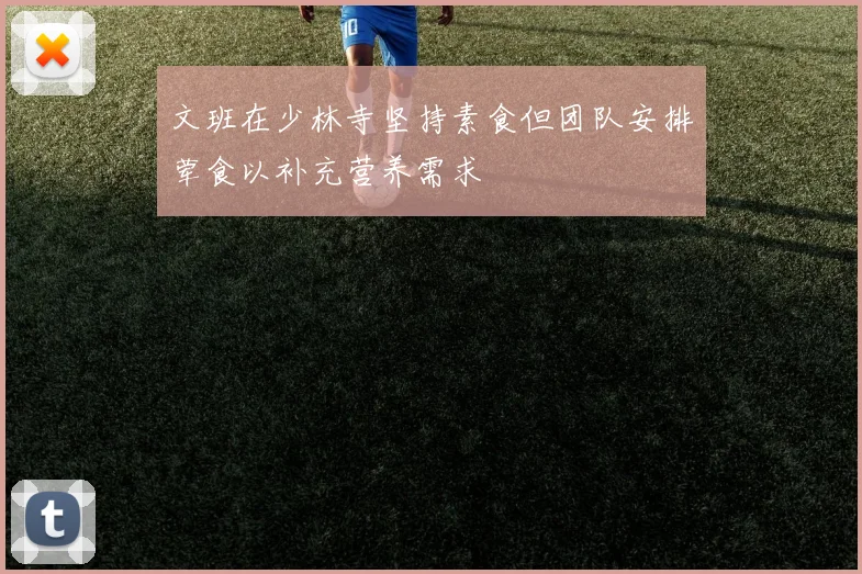 文班在少林寺坚持素食但团队安排荤食以补充营养需求