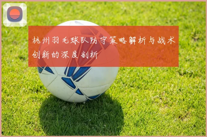 杭州羽毛球队防守策略解析与战术创新的深度剖析