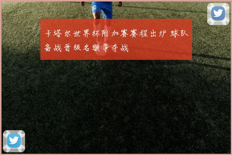 卡塔尔世界杯附加赛赛程出炉 球队备战晋级名额争夺战