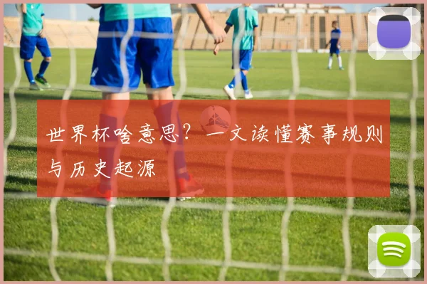 世界杯啥意思？一文读懂赛事规则与历史起源